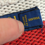 Pull Polo Ralph Lauren Yacht Club L multicolore rayures écusson brodé