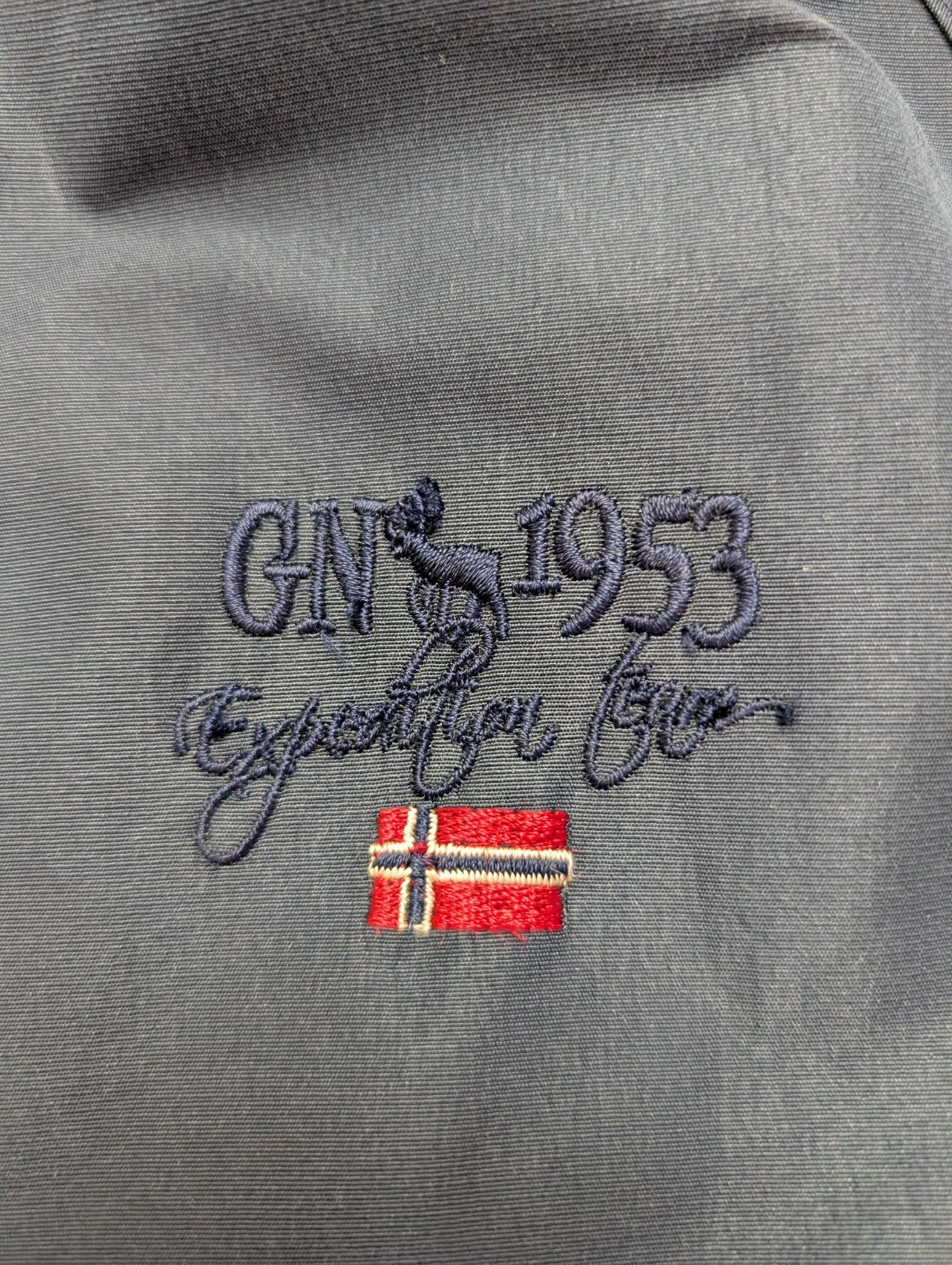 Manteau Imperméable Geographical Norway Bleu Marine Taille S (12 ans) Parka 🧥