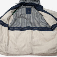 NAUTICA Manteau Long Femme M Blanc Imperméable Doublé Capuche Amovible | 325BSR