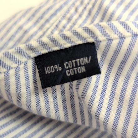 Chemise Polo Ralph Lauren 16 XS S Oxford Rayures Logo Marron Canada