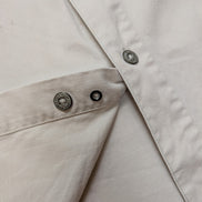 CHEMISE LEVI'S Jean Lourd Blanc Cassé XXL Homme Vintage Bouton Métal