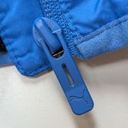 Coupe-Vent Puma XXL Bleu Électrique Vif Veste Sport à Capuche Filet