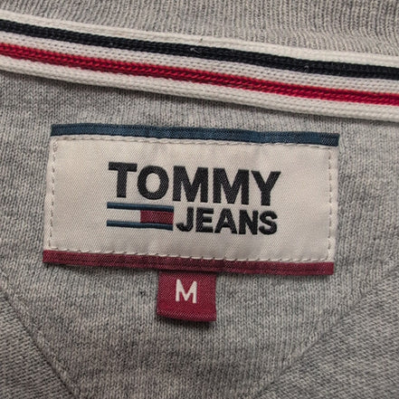 T-shirt Tommy Hilfiger M Gris Tommy Jeans Logo Manche 100% Coton