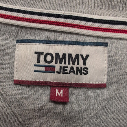 T-shirt Tommy Hilfiger M Gris Tommy Jeans Logo Manche 100% Coton