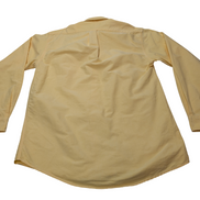 Chemise Ralph Lauren jaune uni logo jaune avec poche taille L #2104