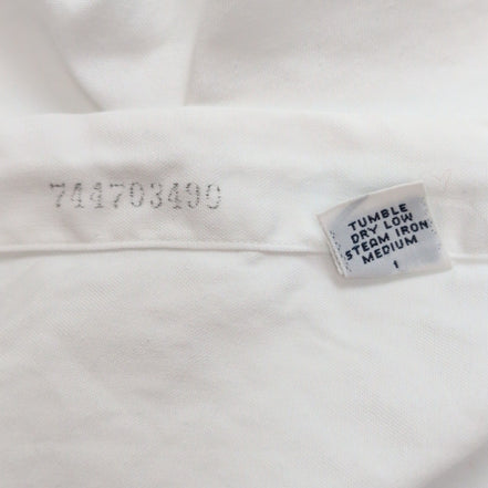 Chemise Ralph Lauren Yarmouth XL blanc Oxford logo marron coton Hong Kong