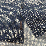 Chemise Michael Kors M Bleu Micro Motif Blanc 100% Coton manches longues