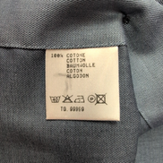 Chemise Ingram 2XL Bleu Uni 100% Coton Neuve Sans Étiquette Italie