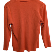 Cardigan LAUREN Ralph Lauren femme M orange corail coton col V boutonné
