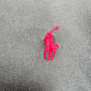Chemise Ralph Lauren M Gris Anthracite Vintage Logo Rouge Coton Singapore