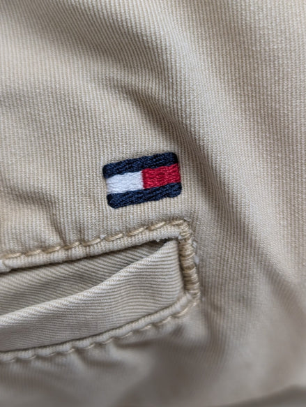 Pantalon Chino TOMMY HILFIGER Beige 👞 Coupe Cropped / Courte Taille W36 (L25)
