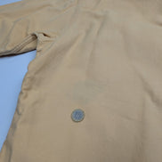 L.L. Bean Chemise Homme XL Vintage Flannelle Workwear CHAMOISÉE Jaune Pâle
