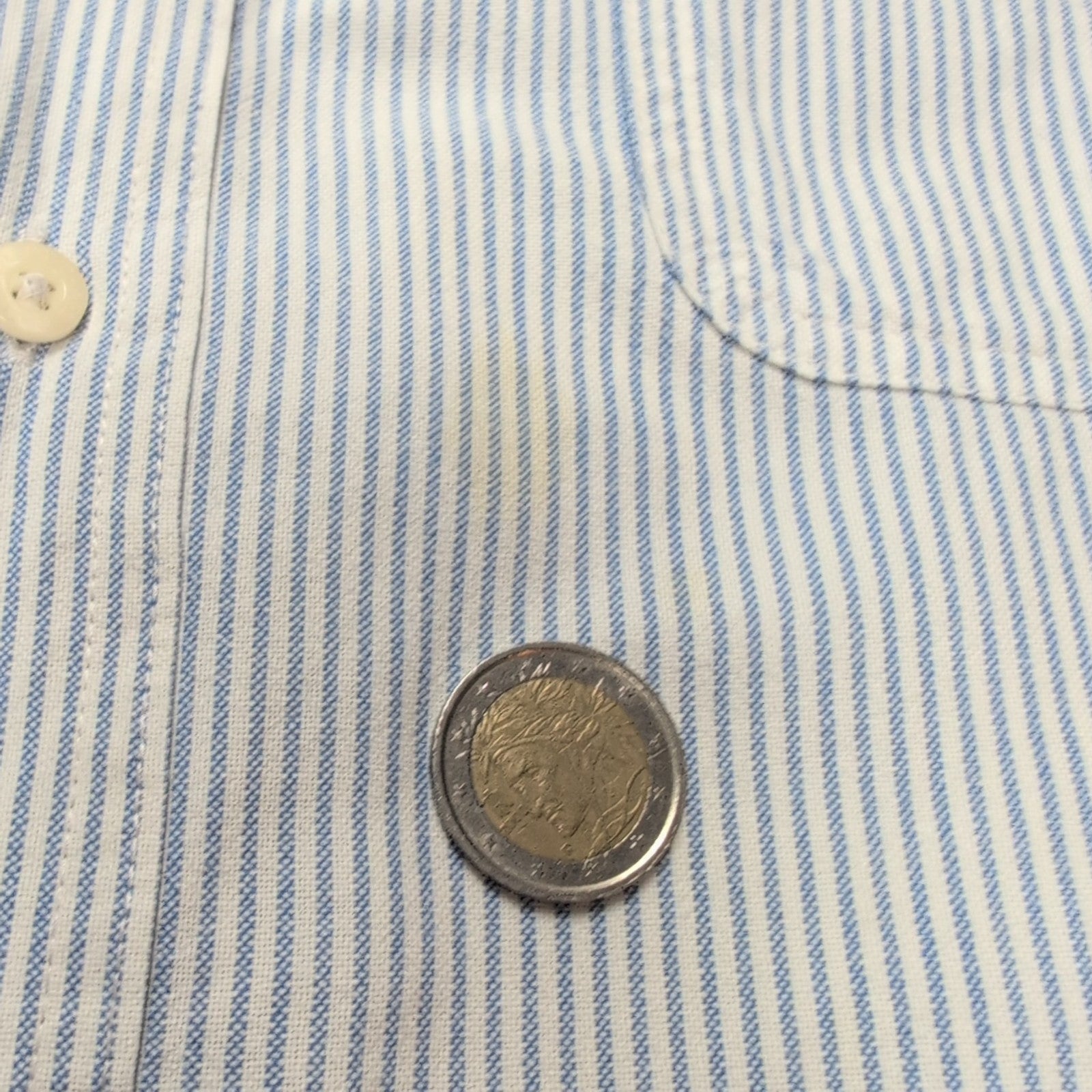Chemise bleue à rayures taille XL #66e