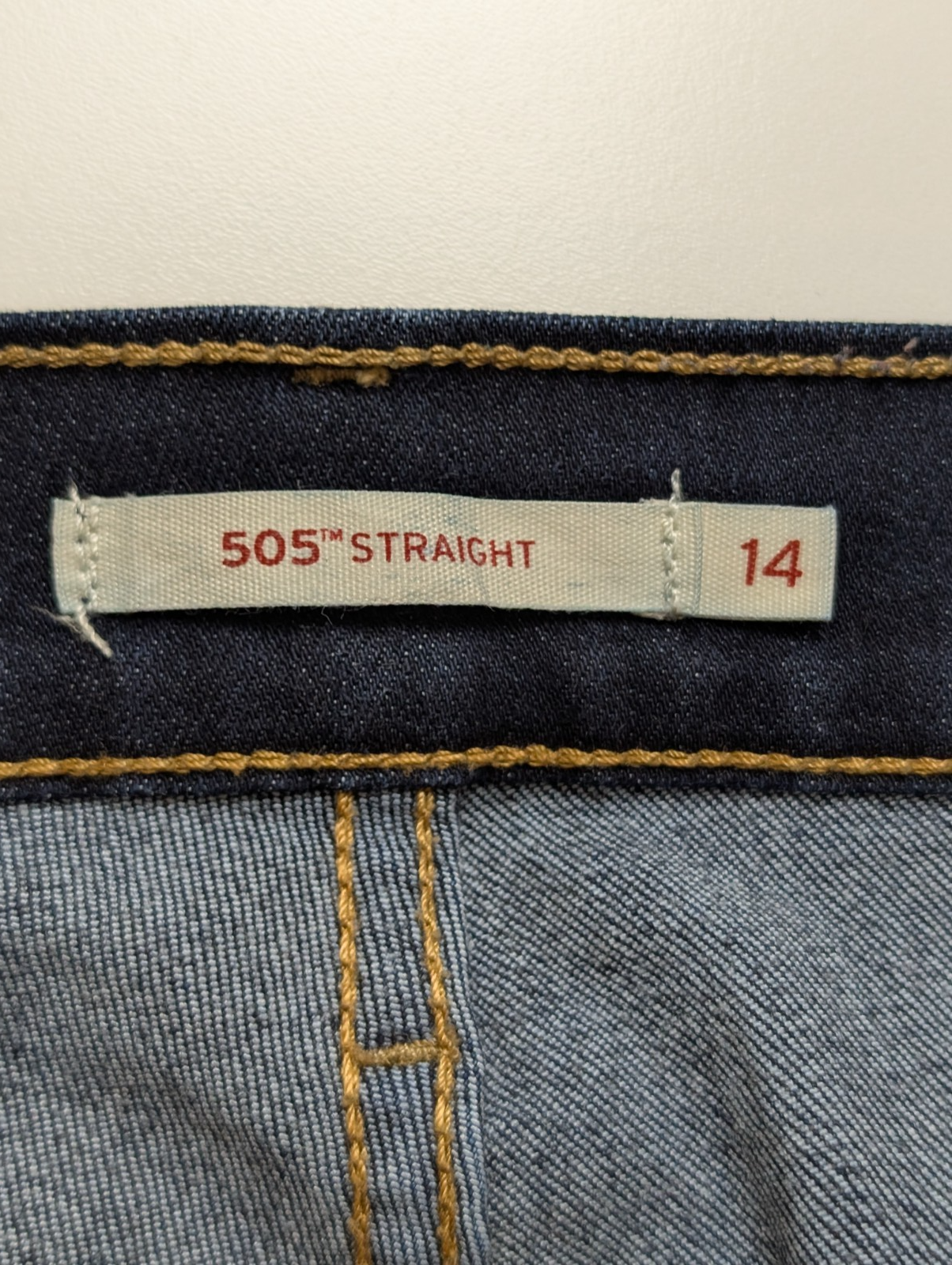 Jean Levi's 505 Femme Bleu Coupe Droite Ultra Stretch W32 L32 Classique