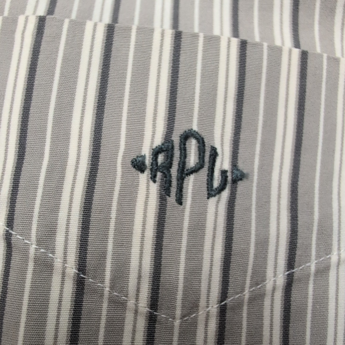 Chemise Polo Ralph Lauren S Vintage Marron Rayures Logo RPL Rare Coton