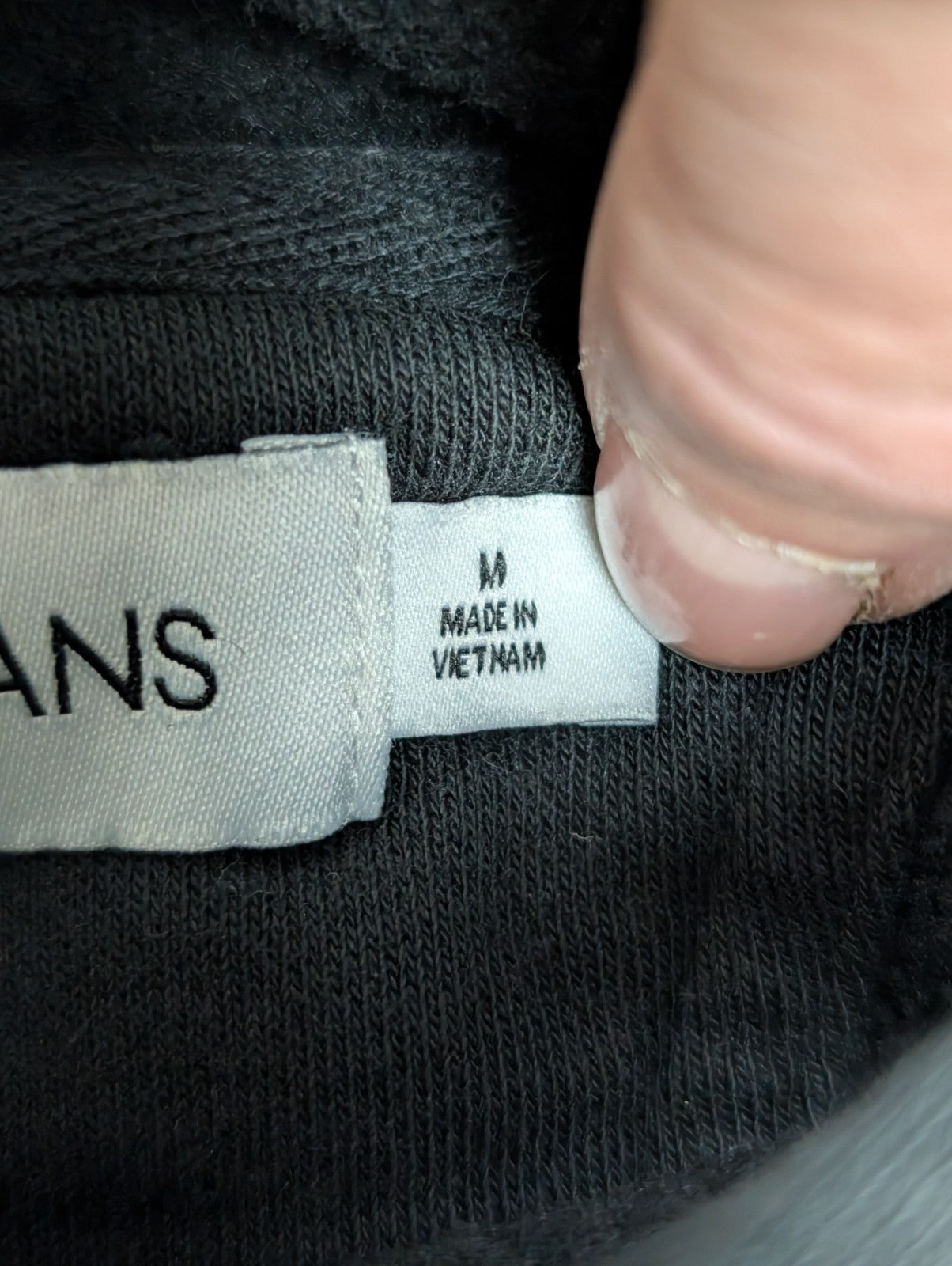 Sweat à Capuche Calvin Klein Noir - Logo Or & Blanc - Taille M