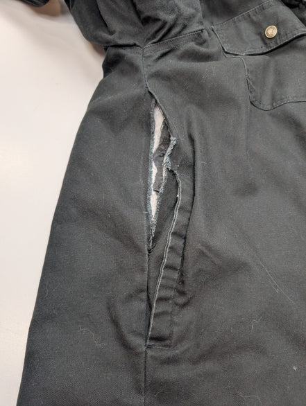 Blouson Wrangler Workwear XL 46/48 Veste Matelassée Chaude Capuche Noir