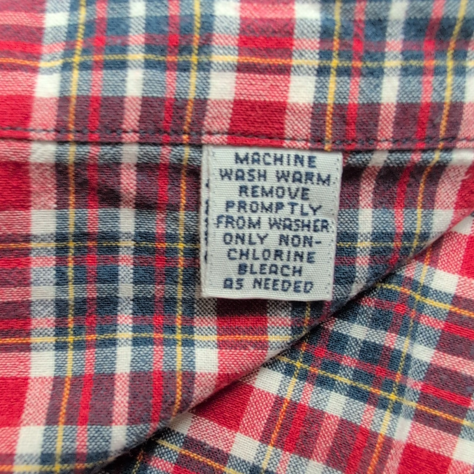 Chemise Ralph Lauren Blaire L XL Rouge Manches Courtes Button Down Shirt