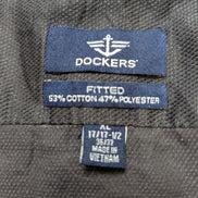 Chemise Dockers noire unie taille L manches longues homme