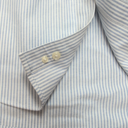 Chemise L.L. Bean bleue à rayures manches longues taille XL