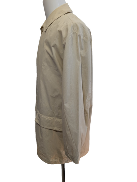 Manteau Hugo Boss Homme M Veste Imper Coton Crème Classique Trench 48