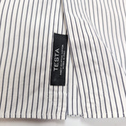 Chemise HUGO BOSS 100% Coton XL Slim Fit Blanche Poignets Mousquetaires