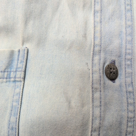 Chemise Harley Davidson XXL Jean Bleu 100% Coton Logo Brodé 2 Poches