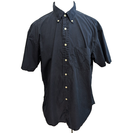 Chemise Nautica XL Bleu Marine 100% Coton Manches Courtes