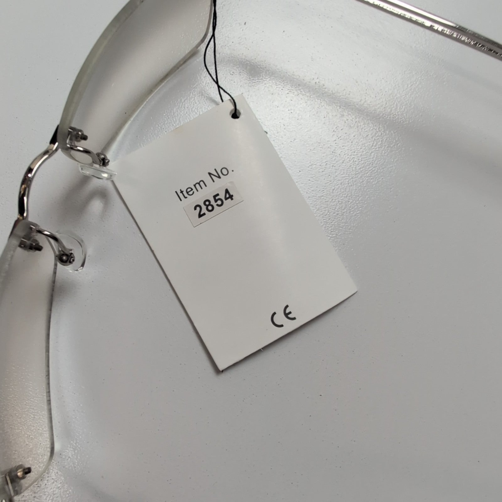 Lunettes de soleil Y2K Branche fine Sans Monture Rectangulaire Dégradé