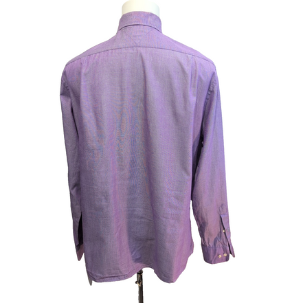 Chemise Tommy Hilfiger Violette Manches Longues 1 Poche - Taille L/XL