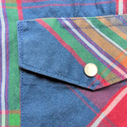 Chemise WRANGLER Western à Carreaux Tartan avec Poches Manches Longues - T.XL