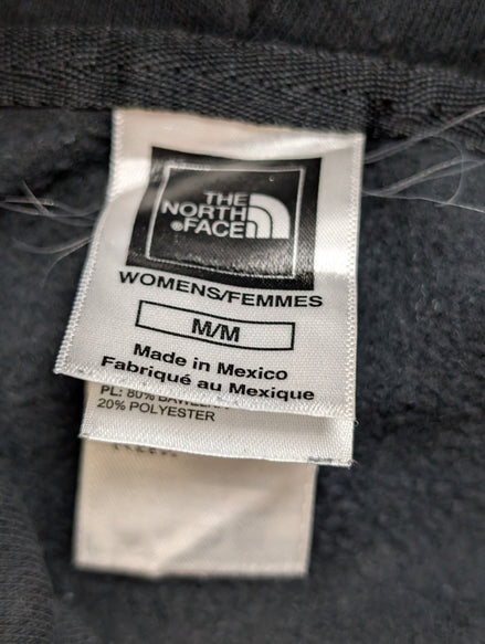 The North Face Sweat à Capuche Noir - Grand Logo Or Brillant - Taille M Femme