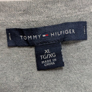 Pull Tommy Hilfiger - Col V - Gris - Maille fine - Taille XL