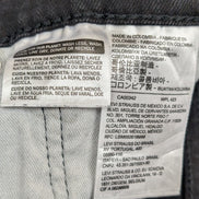 Jean Levi's 511 Slim Fit Homme W33 L30 Noir Stretch Denim Excellent État vintage