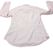 Chemise Ralph Lauren Femme M/L Slim Fit Rose Rayures Oxford 100% Coton