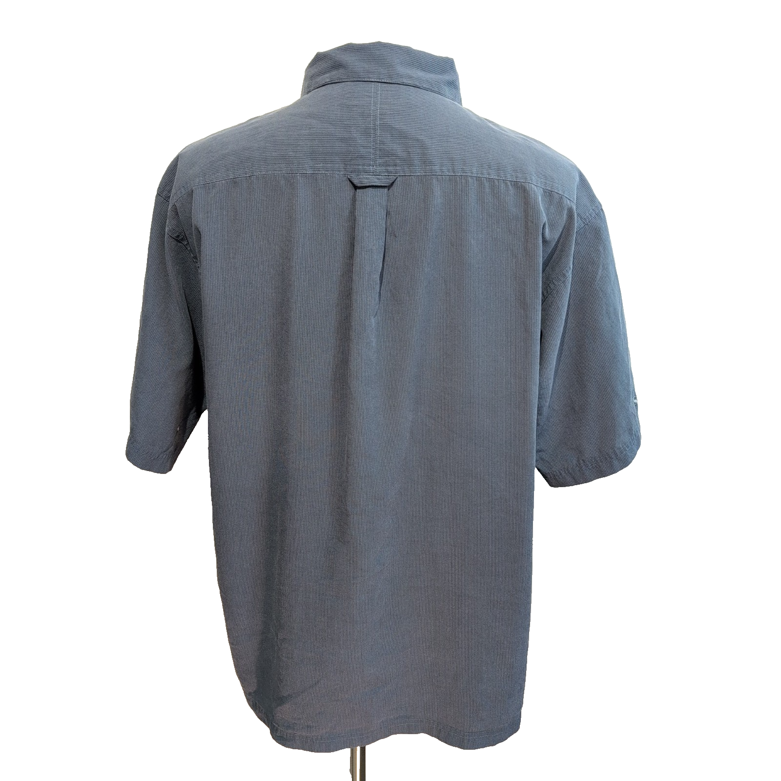 Chemise Columbia GRT XL Bleu Marine Safeguard Manches Courtes Poche Douce