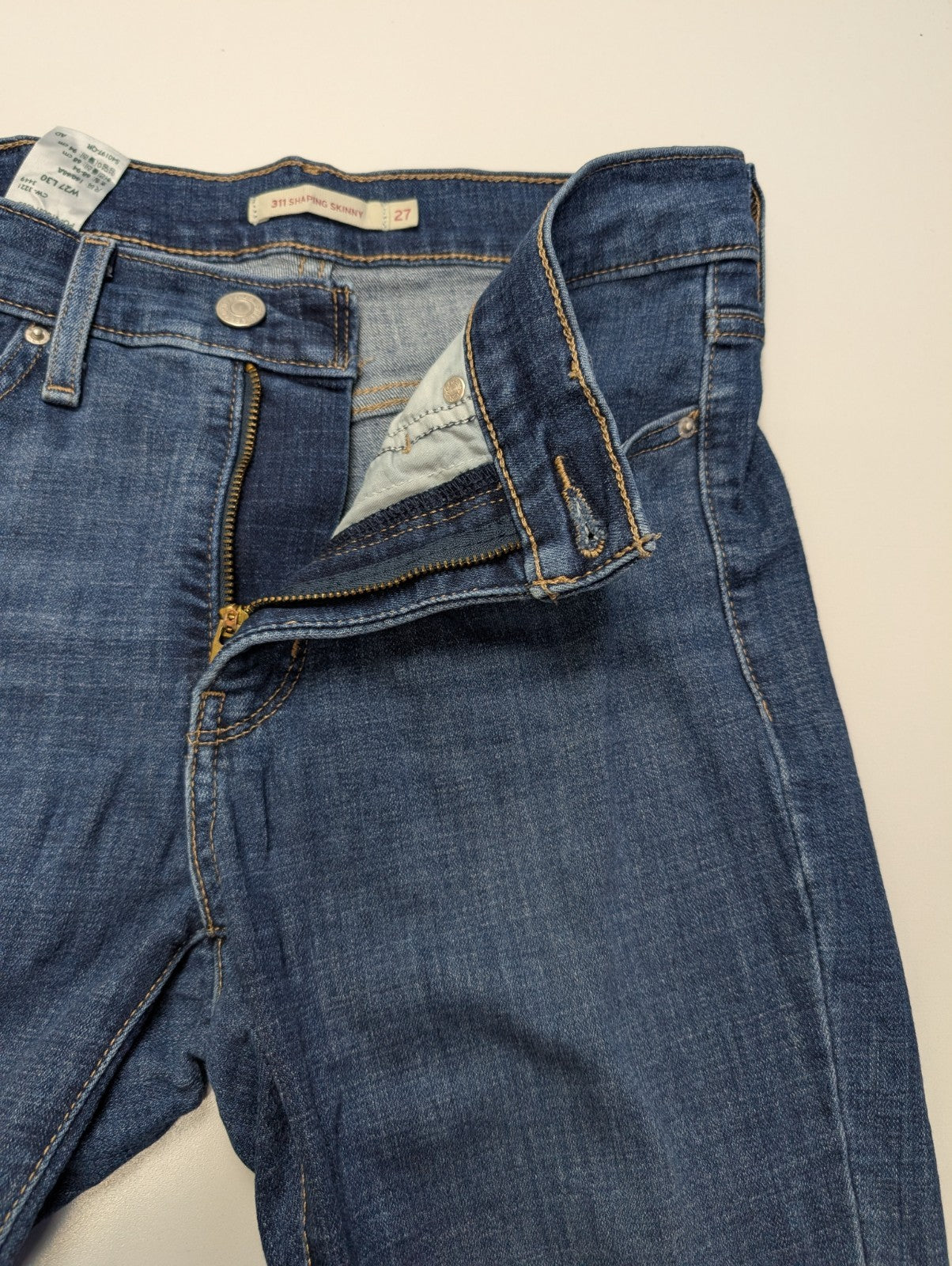Jean Levi's 311 Shaping Skinny Femme Bleu W27 L30 T36