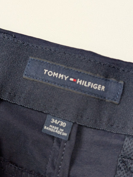 Pantalon de costume stretch Tommy Hilfiger bleu marine taille W34xL30 FR44