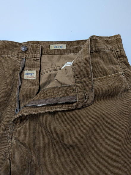 Pantalon Velours Côtelé Polo Ralph Lauren W38 L28 Beige Homme Vintage Jean