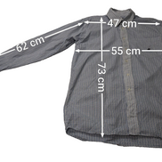 Chemise Beverly Hills Polo Club bleu petits carreaux taille L #114msch