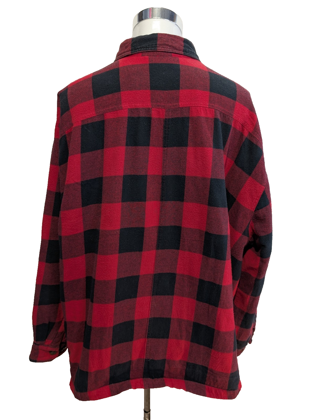 Surchemise Veste Matelassée Flanelle ROUGE NOIR BASIC EDITIONS 3XL |264S