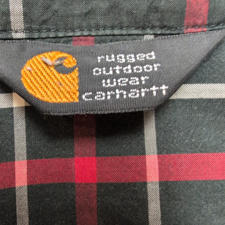 Chemise Carhartt Manches Courtes Rouge et Noir à carreaux - Taille XL