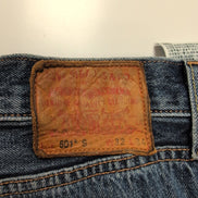 Levi’s 501 Jean Homme W32 L34 Bleu Foncé Grunge Vintage Pantalon