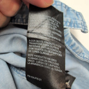 Chemise Calvin Klein bleue jean slim fit taille M #205e