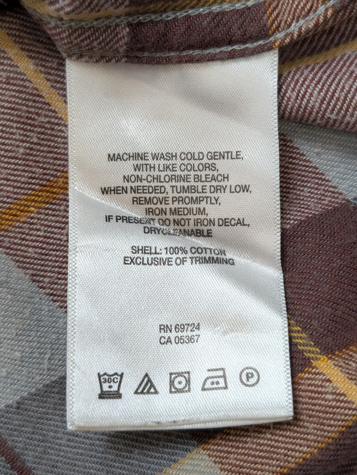 🏔️ Chemise COLUMBIA Taille L Flanelle Outdoor Carreaux Marron 2 poches