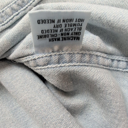 Chemise en jean Levi's bleu clair modèle rare à surcoutures Taille M