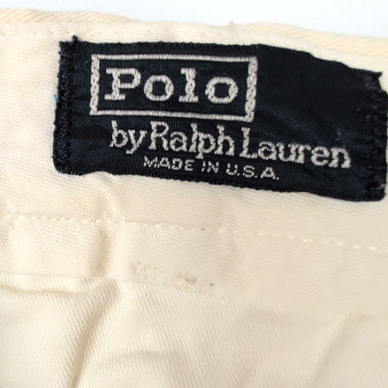 Pantalon chino Polo Ralph Lauren crème made in USA taille W33 FR42 #31cr