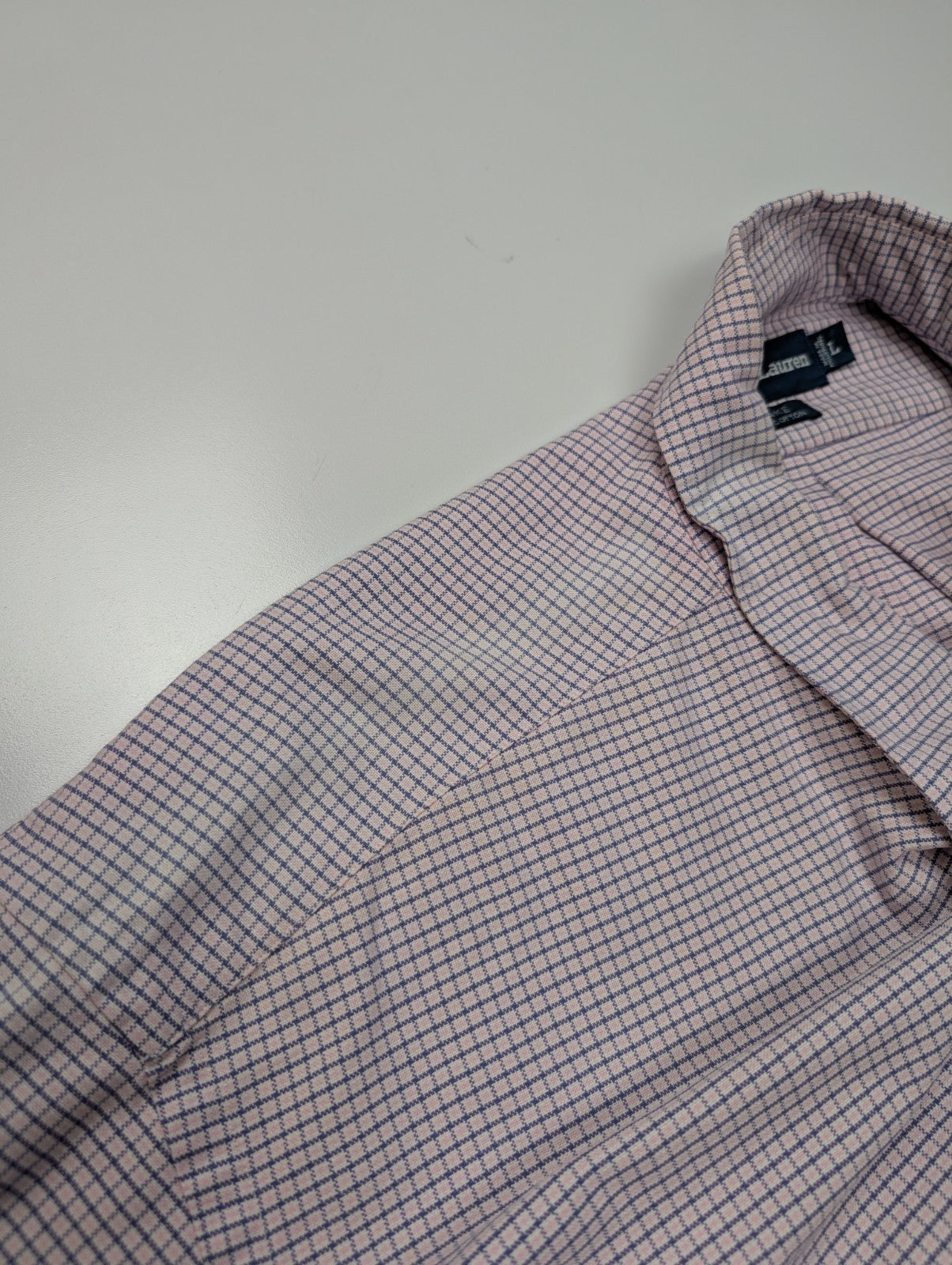 Chemise Polo Ralph Lauren Shirt L Blake Oxford Lila Manches Courtes Button Down