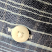 Chemise Nautica XL Bleu Carreaux Manches Courtes 100% Coton