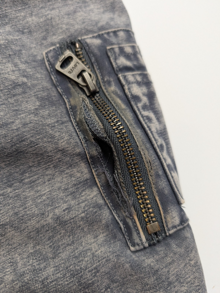 Levi's Vintage Blouson Bomber Coton Effet Jean Délavé M TBE | 293BSR